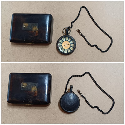 Reloj de bolsillo a pilas. Ref 414. 7x5,5