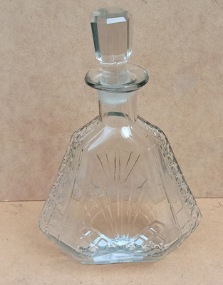 Licorera cristal. Ref 6GL3558. 18x10x25