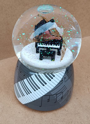 Bola de purpurina musical con movimiento. Ref 42328. 15x11,5
