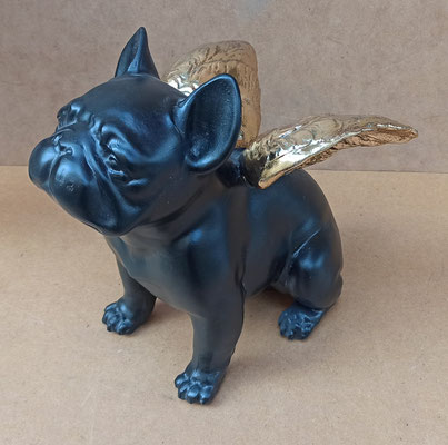 Bulldog lado resina. Ref 27185. 25x20x15