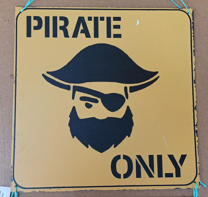 Chapa pirata. Ref 12216. 25x25