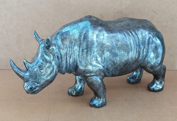 Rinoceronte resina. Ref  193448.  45x20x13