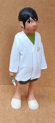 Dentista cartón fallero artesano. Ref 201800533. 34x12x7