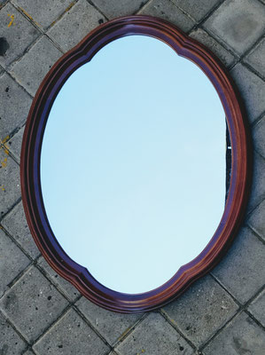 Espejo madera. 80x60x4