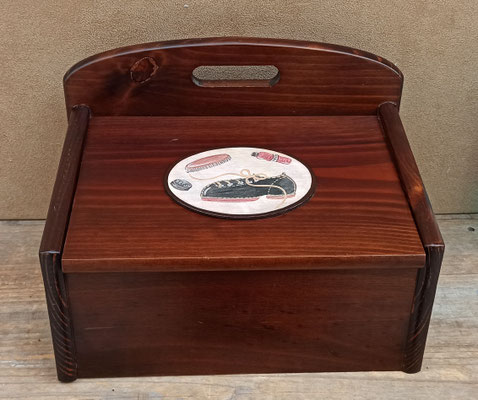 Zapatero madera. Ref 6312. 22X30X19