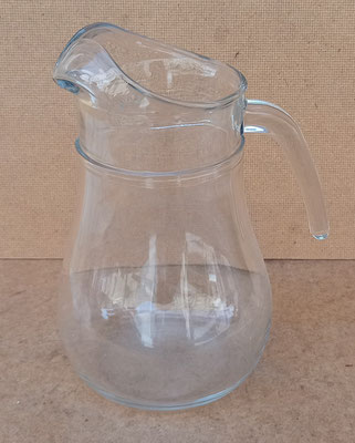 Jarra cristal. 21x17x13