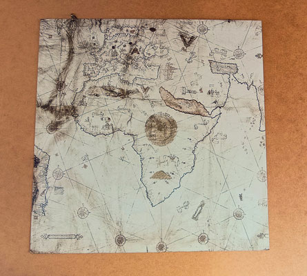 Chapa mapa. 40x40