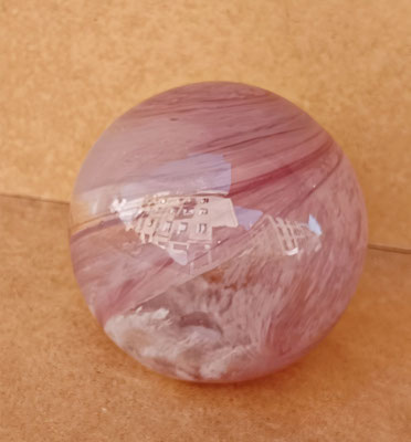 Bola pisapapeles vidrio soplado. Ref 20151. 10x9