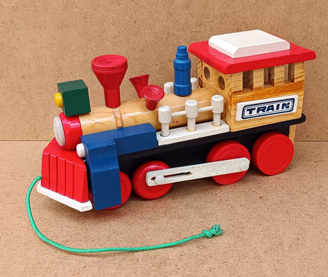 Locomotora madera. Ref 508307. 29x11x15