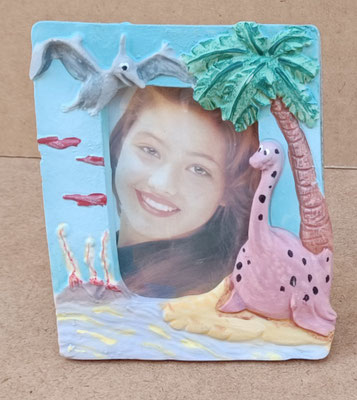 Portafoto resina relieve. Ref  69284. 11x9