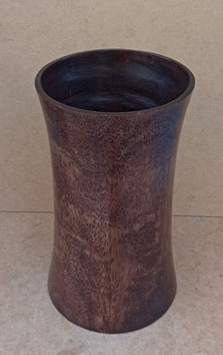 Jarrón madera. Ref 5366M. 25x14,5