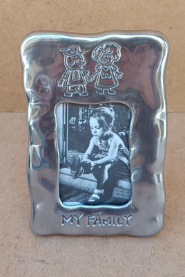 Portafoto aluminio. Ref 11883. 10x15