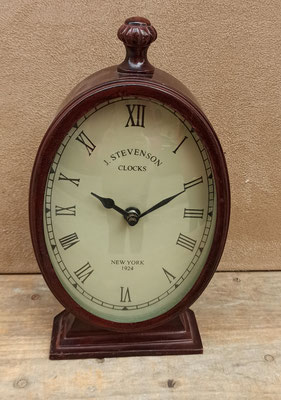 Reloj oval bronce. Ref 4854. 25x12x7