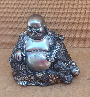Figura Buda resina. Ref 2430403. 7x8x5