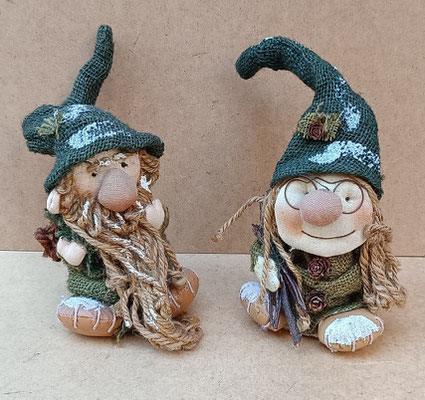 Duendes del bosque tela. Ref NY3307. 23x13x10