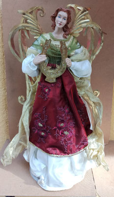 Ángel con lira. Ref G51201. 80x45x34