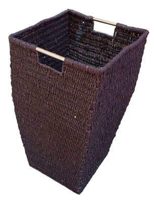 Cesto cuerda asas metal. 64x35,5