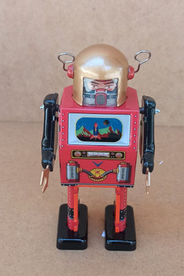 Robot TV spaceman. Ref 1093. 13 cms