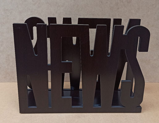 Revistero "News" madera. Ref 21367