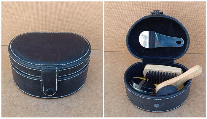 Estuche limpia zapatos. Ref 407006229. 14X10X8