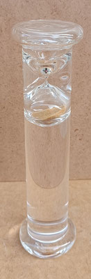 Reloj arena y agua cristal. Ref 12788. 20x5. 2 minutos