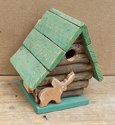 Casa para pájaros madera. Ref VC0070A. 20X12X12