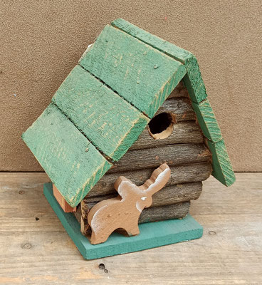 Casa para pájaros madera. Ref VC0070A. 20X12X12