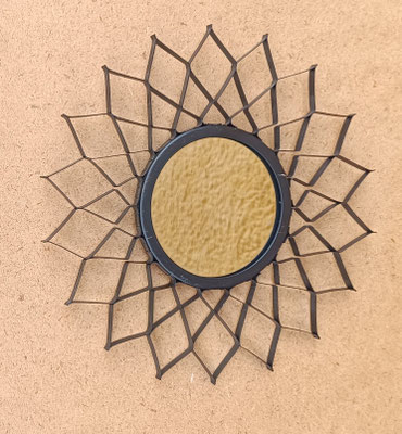 Espejo metal. Ref 52172. 22x22