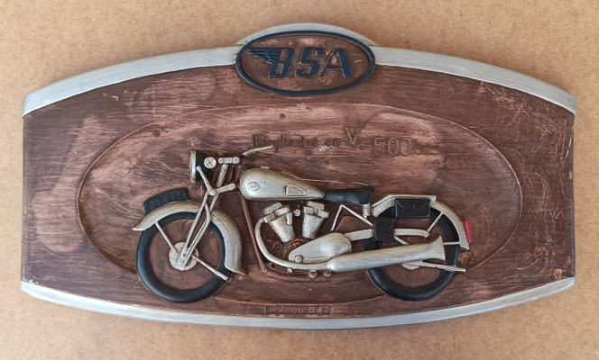 Cuadro cerámica relieve BSA