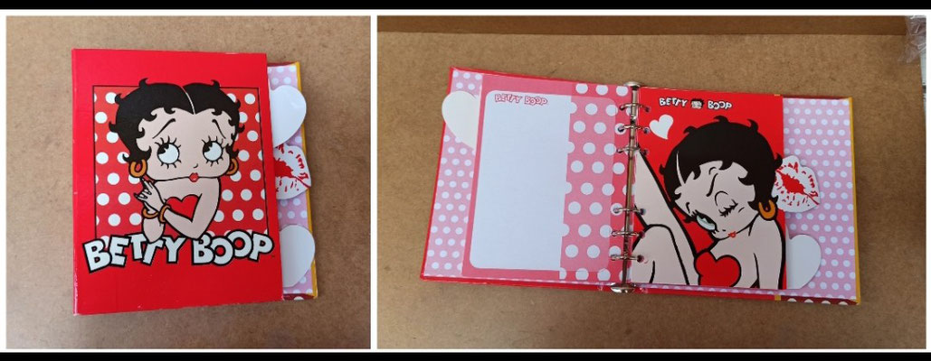 Libreta Betty Boop. Ref 5040124. 17x17x3