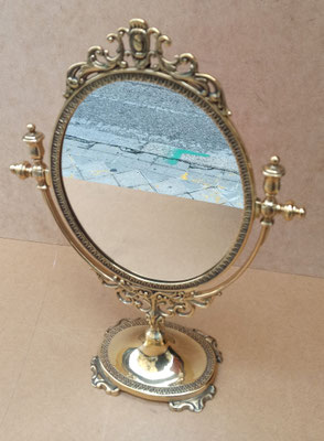 Espejo metal. Ref 10001713. 40x27