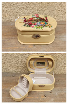 Joyero polipiel 2 pisos. Ref DB100. 10x20x13