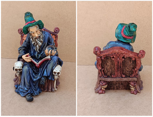 Brujo resina. Ref RES057. 22x17x15