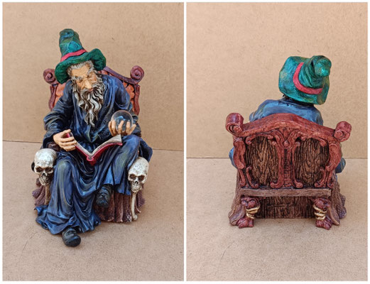Brujo resina. Ref RES057. 22x17x15