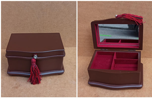 Joyero madera. Ref 35739. 20x12x11