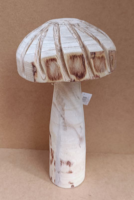Champiñón madera natural. Ref 10624. 50x27