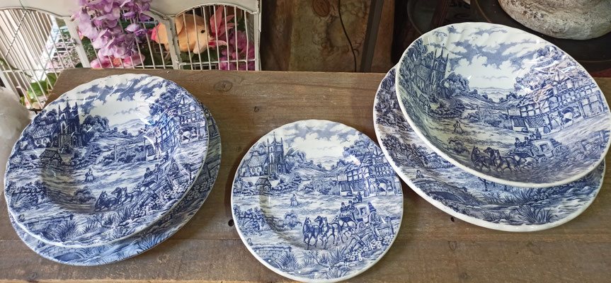 Vajilla 20 piezas (6 servicios) porcelana italiana