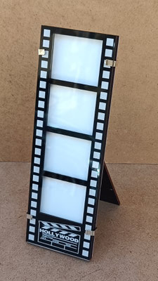 Portafoto madera Hollywood. Ref 62500083. 23x10x7,5