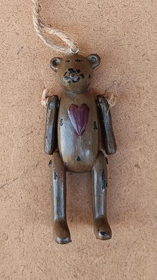 Oso resina colgar. Ref 6PR0054. 10x4x3