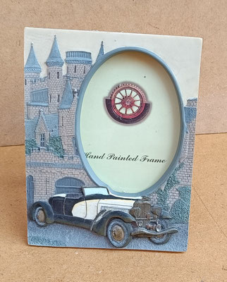 Portafotos resina. 14x12x2