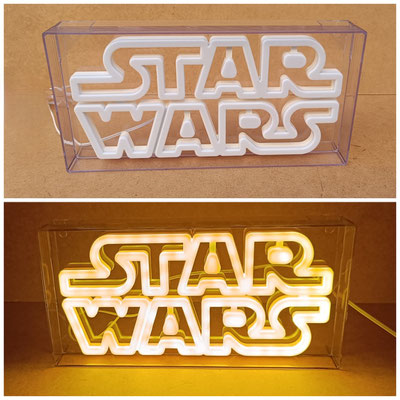 Neón Star wars. Ref PP12123SW. 30x15x5. Funciona con puerto USB