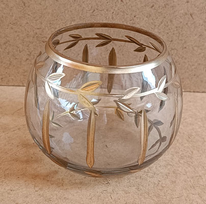 Portavelas cristal. Ref 48137. 6x8