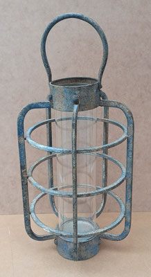 Farol para vela hierro envejecido. Ref 313156. 57x24
