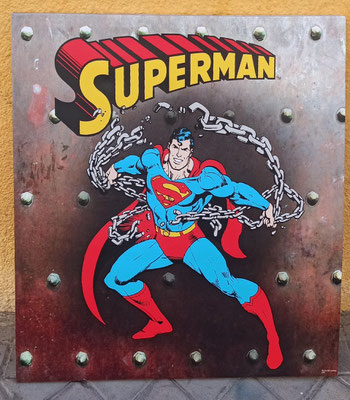 Foto sobre lienzo Superman. 80x80