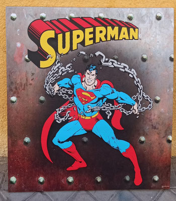 Foto sobre lienzo Superman. 80x80