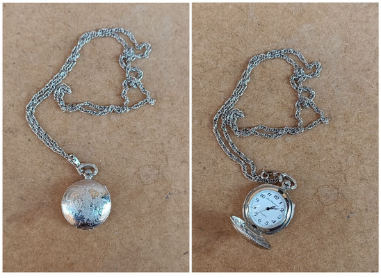 Reloj cadena a pila. Ref FR010. 4,5x3