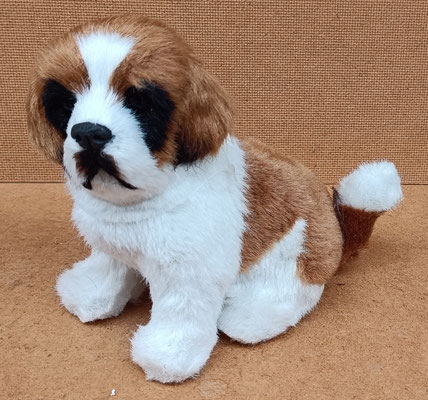 Perro peludo. Ref 50486. 18x17x10
