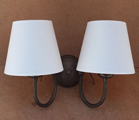 Aplique pared doble. 34x24