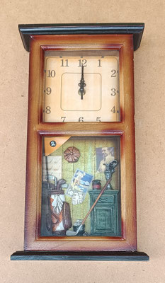 Reloj vitrina golf. Ref 24018334. 40x22x6