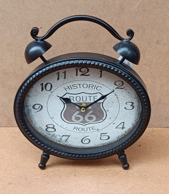 Reloj metal Route 66. Ref 1683. 24x20x6